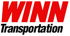 Winn Transportation logo red text